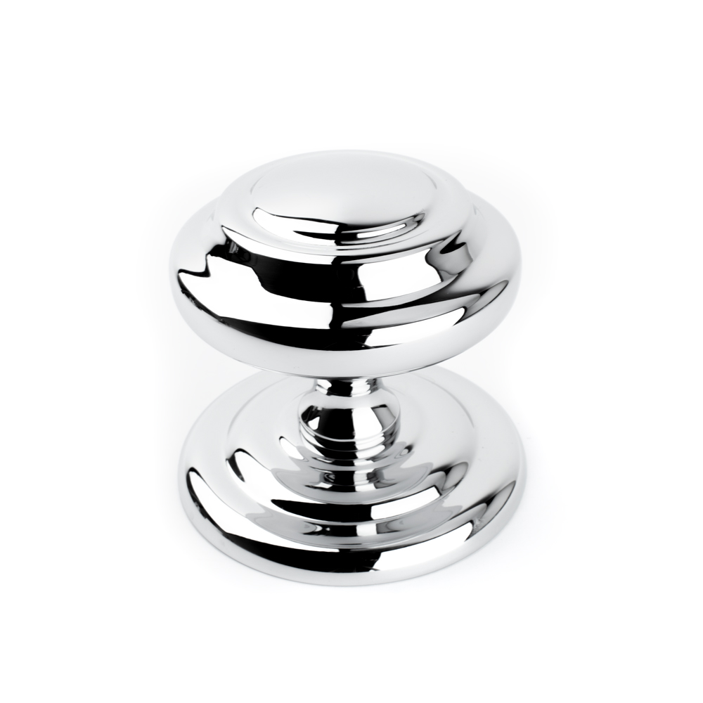 Dart Centre Door Knob - Polished Chrome